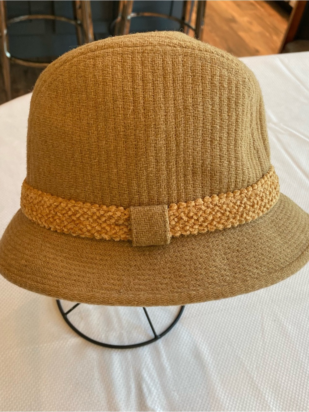 Knox New York Vintage Tan Bucket Hat